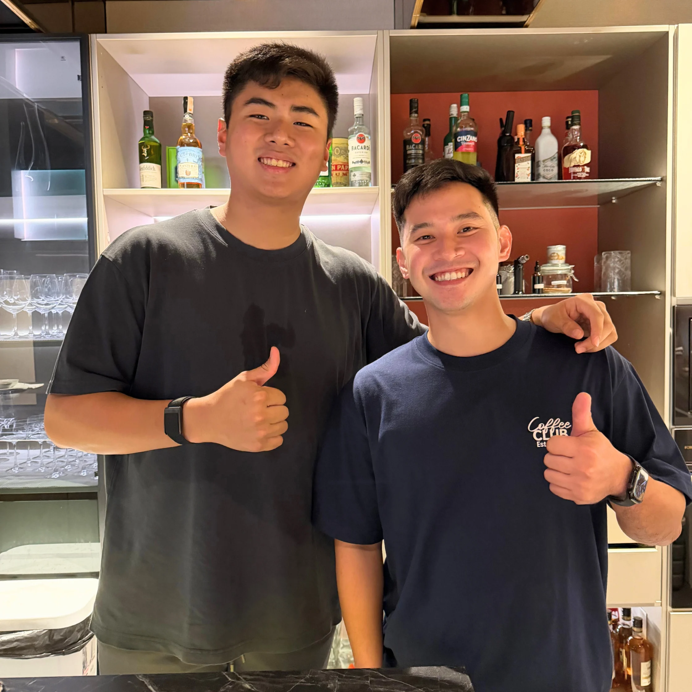 Vara chef Jed Lim and influencer Bradley Go