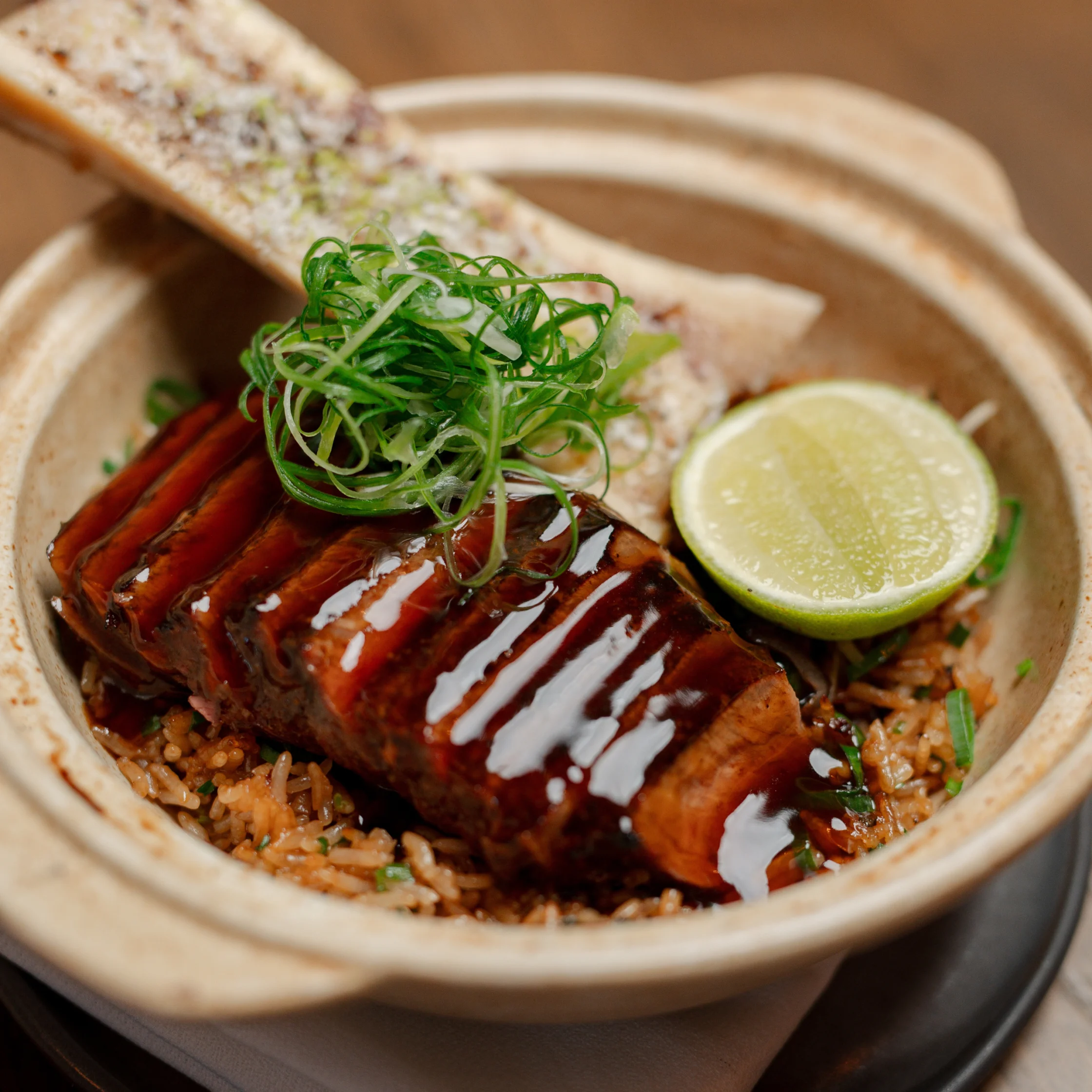 askal by john rivera in melbourne angus beef shortrib with pares-style claypot rice and roasted bone marrow