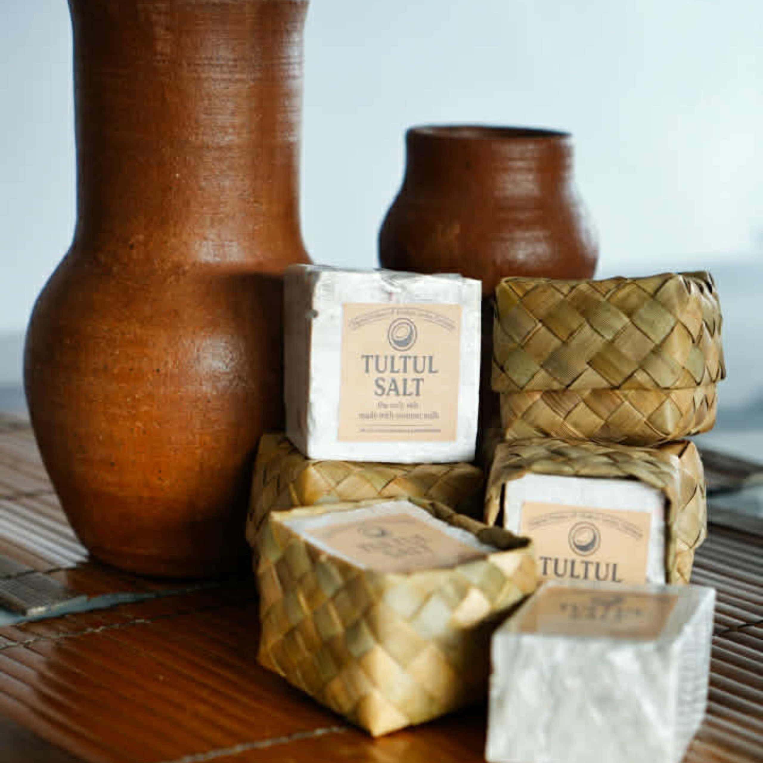 asin tultul is made from seawater ash and coconut milk