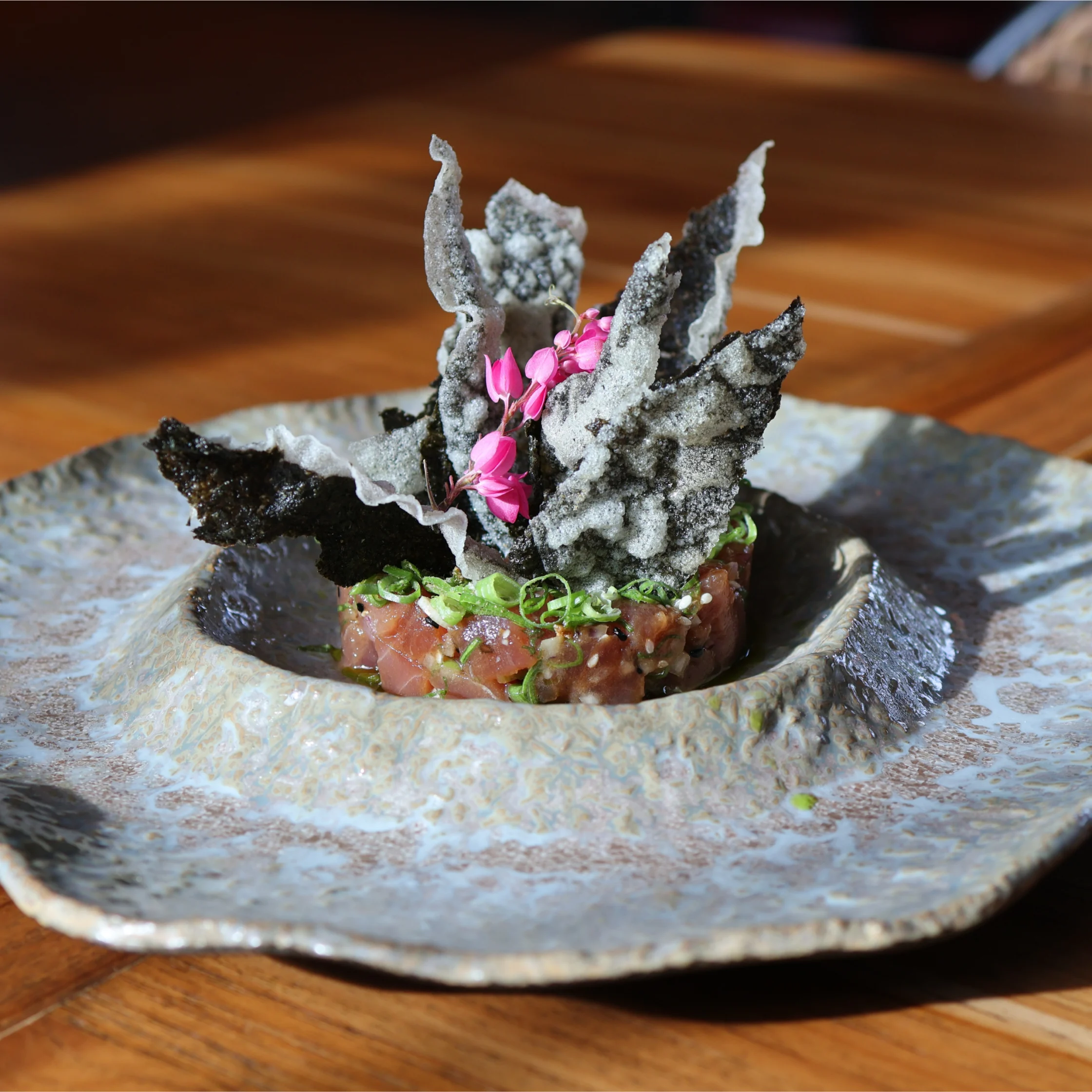 bariles tartare from chef bettina arguelles at Uma Restaurant in Panglao Island