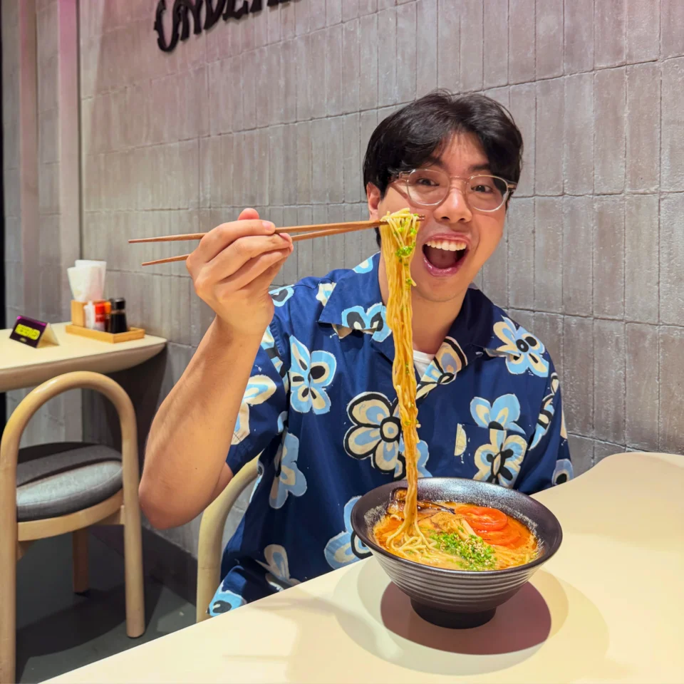 content creator mico cruz favorite ramen