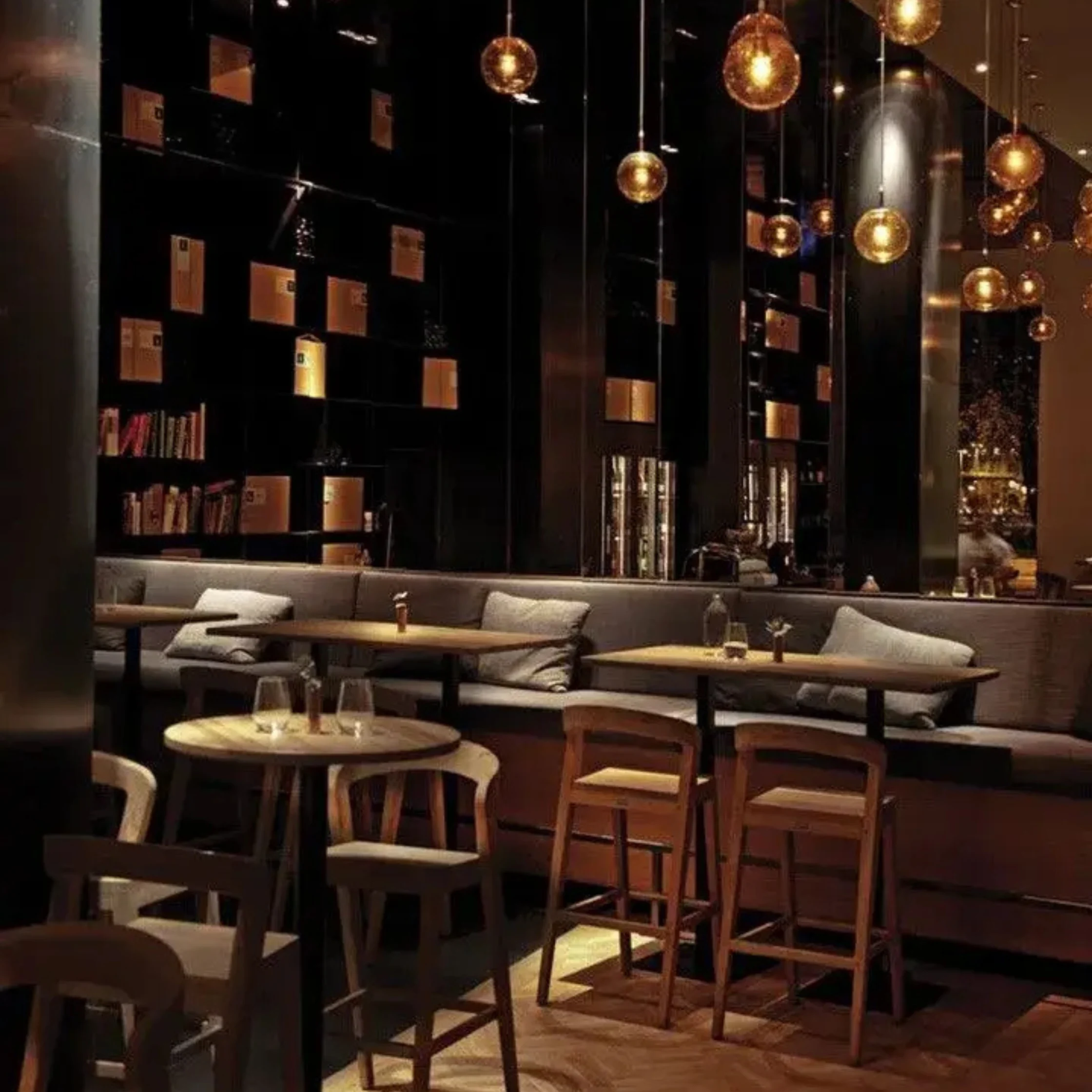 dimly lit restaurant PHOTO COURTESY OF Kriaan Official Website