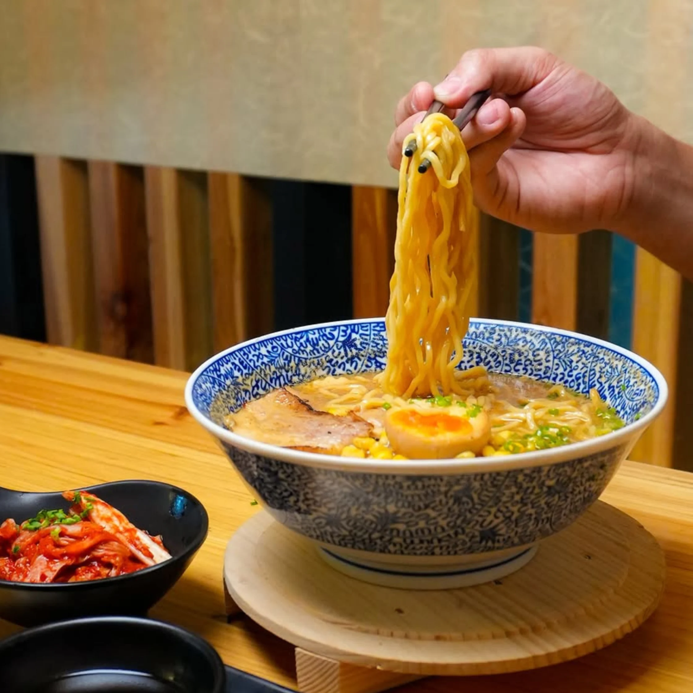 where to chefs eat after service? kenshin ramen bowl