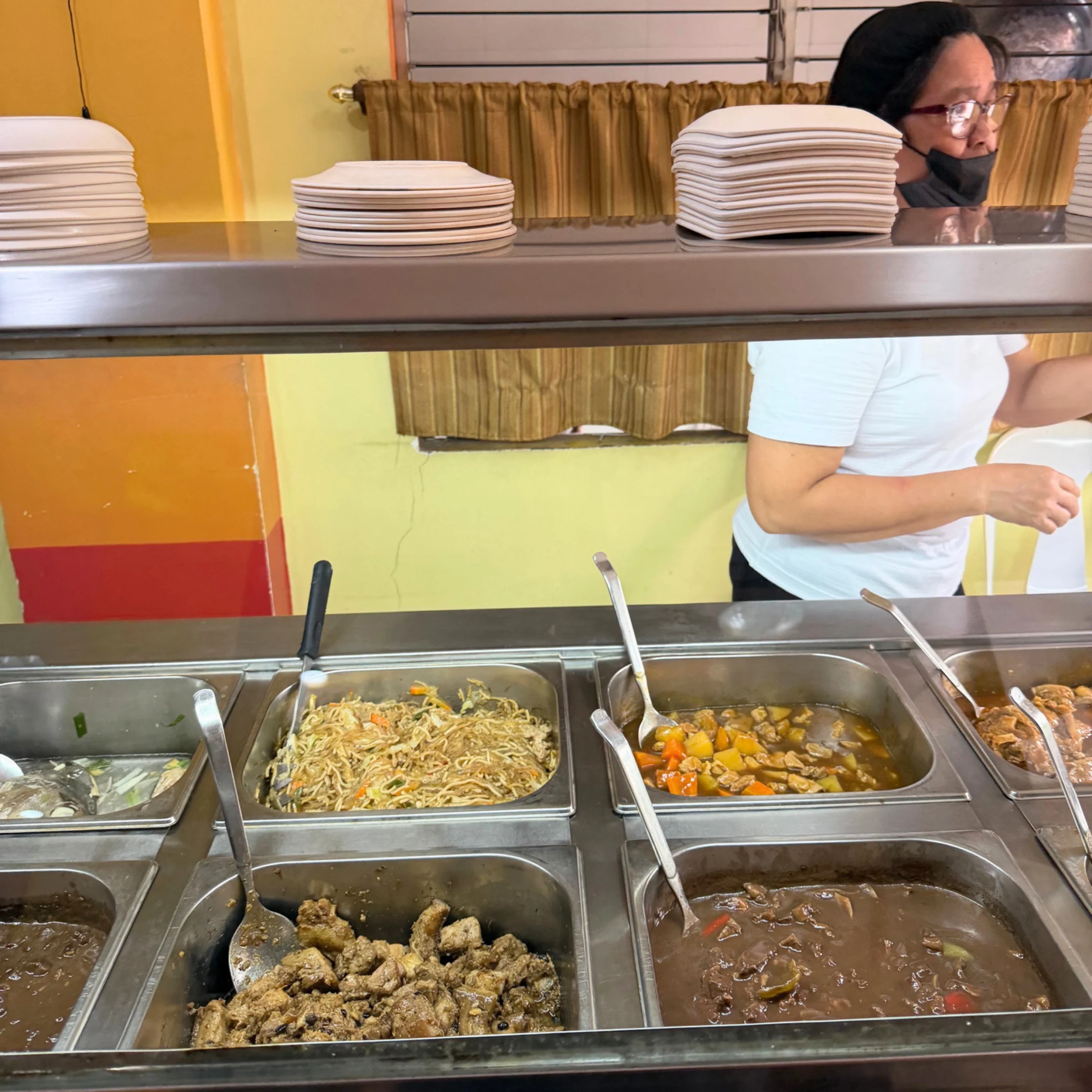 six sisters in bohol food on display
