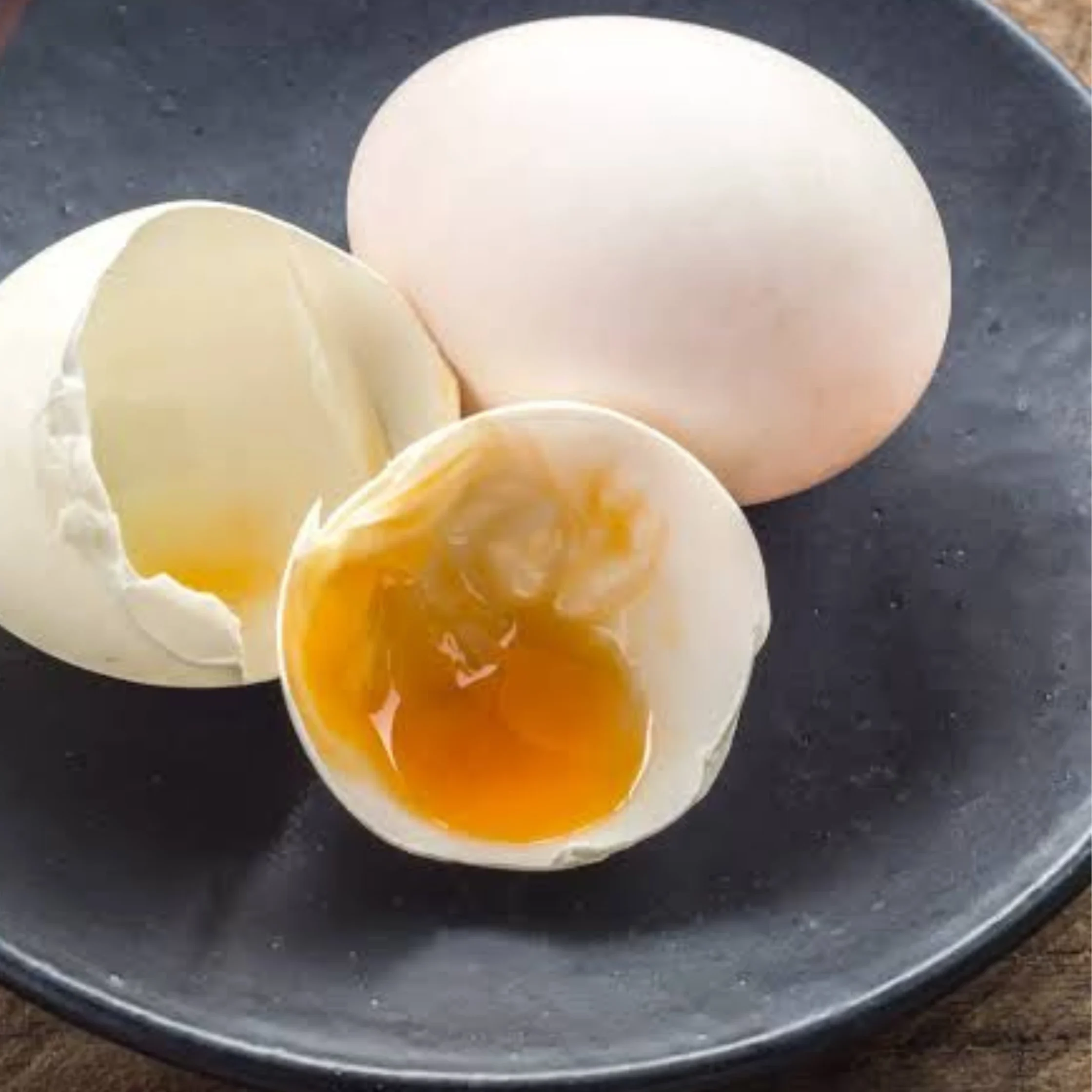 rotten egg cracked on a plate