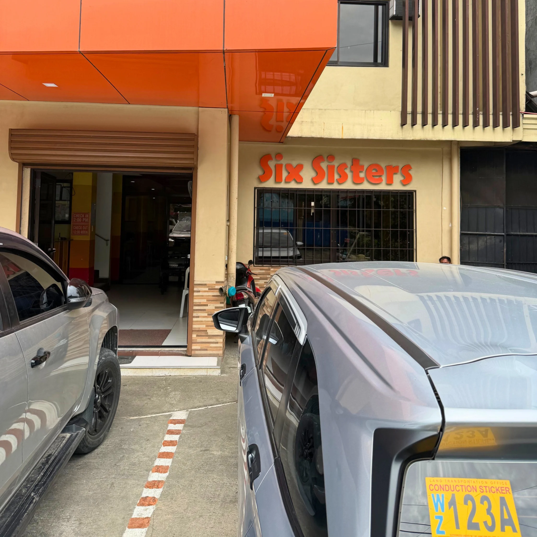 six sisters in bohol facade