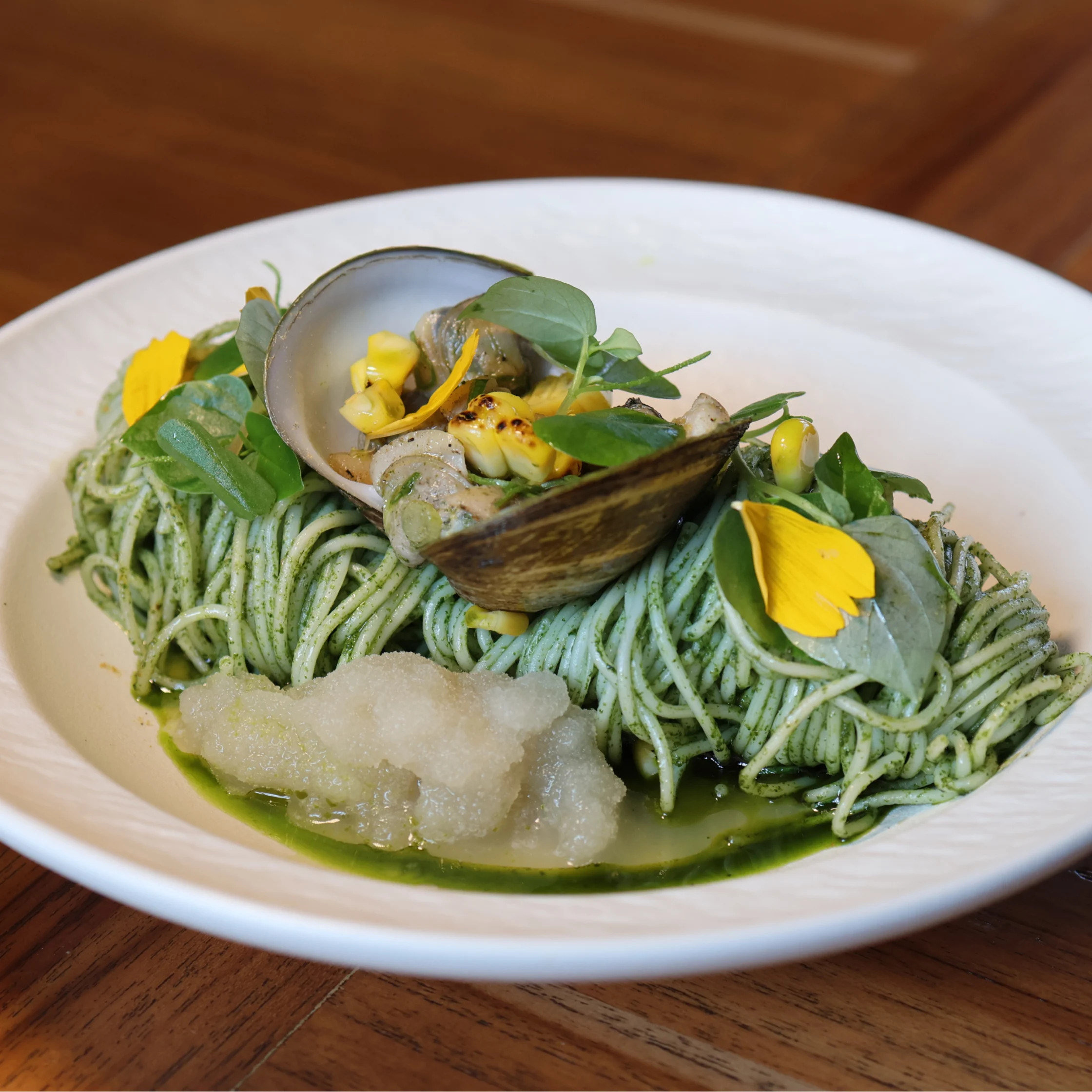 tuway cold noodles from chef bettina arguelles at Uma Restaurant in Panglao Island
