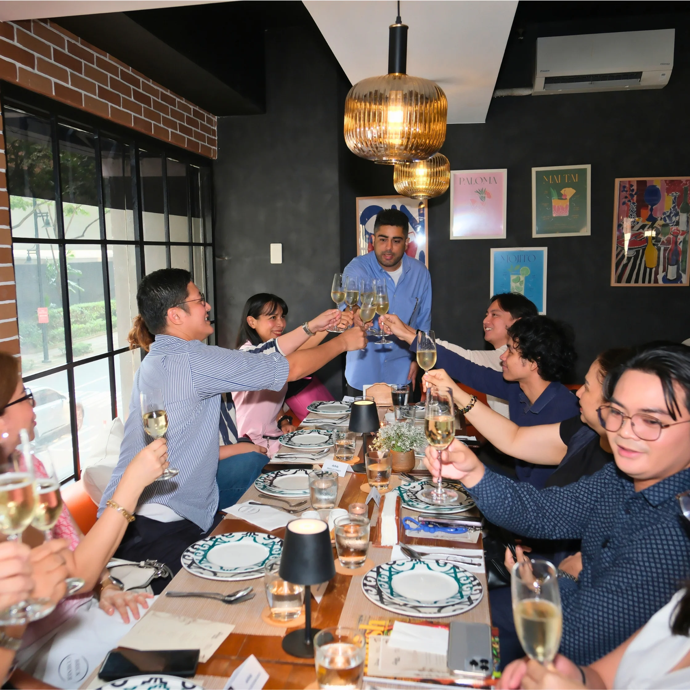 delish table brick corner bgc