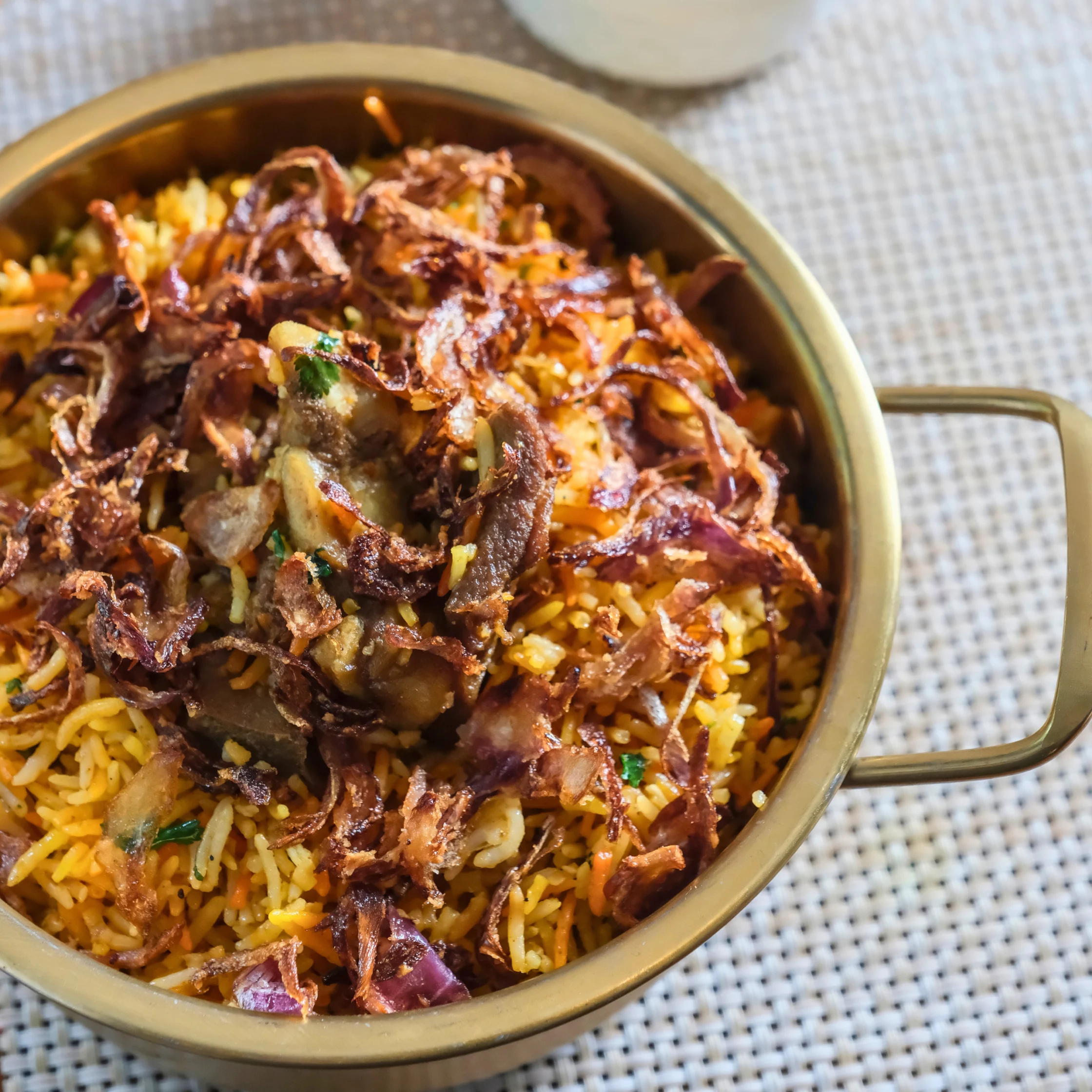 delish table brick corner bgc mutton biriyani