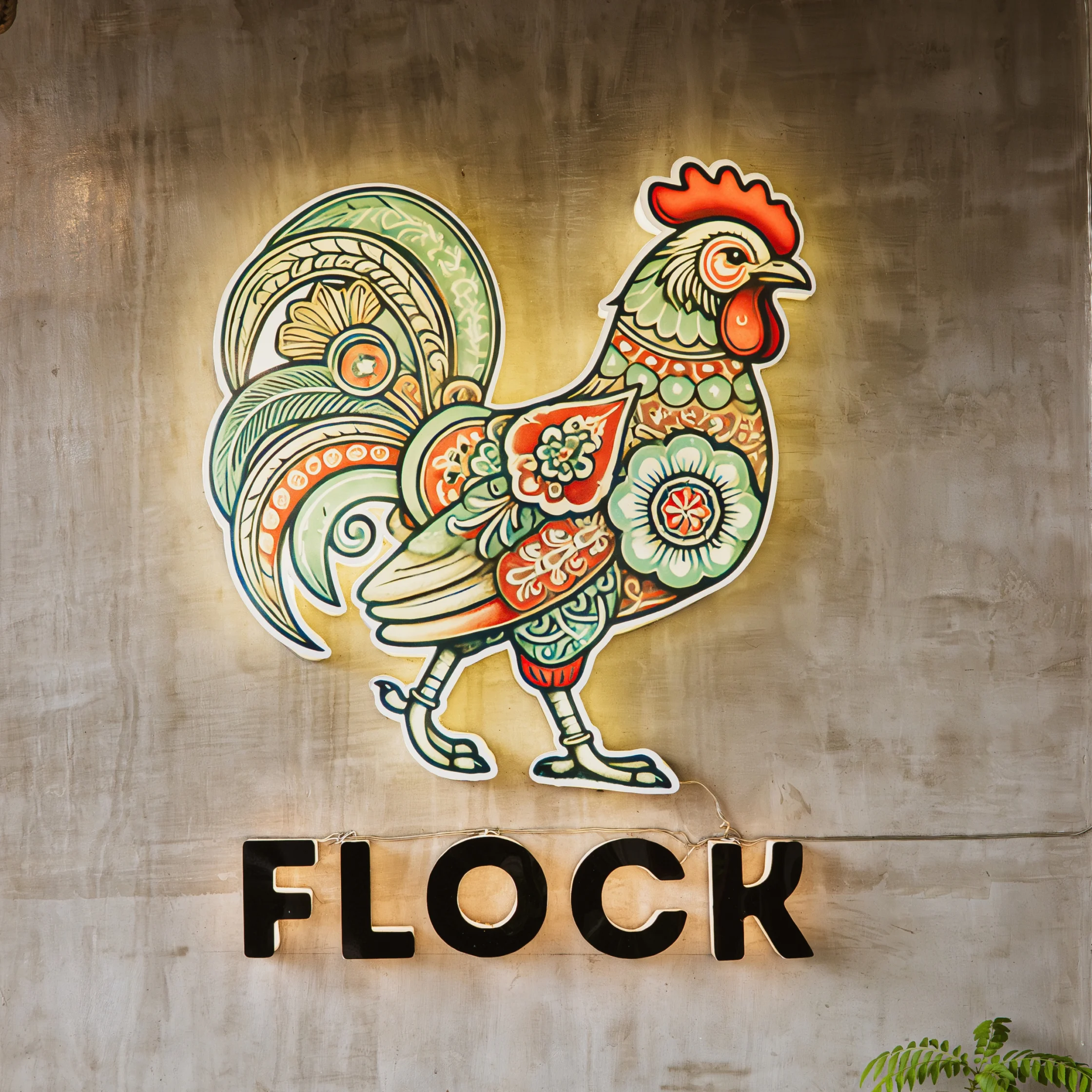 Flock in bf homes logo