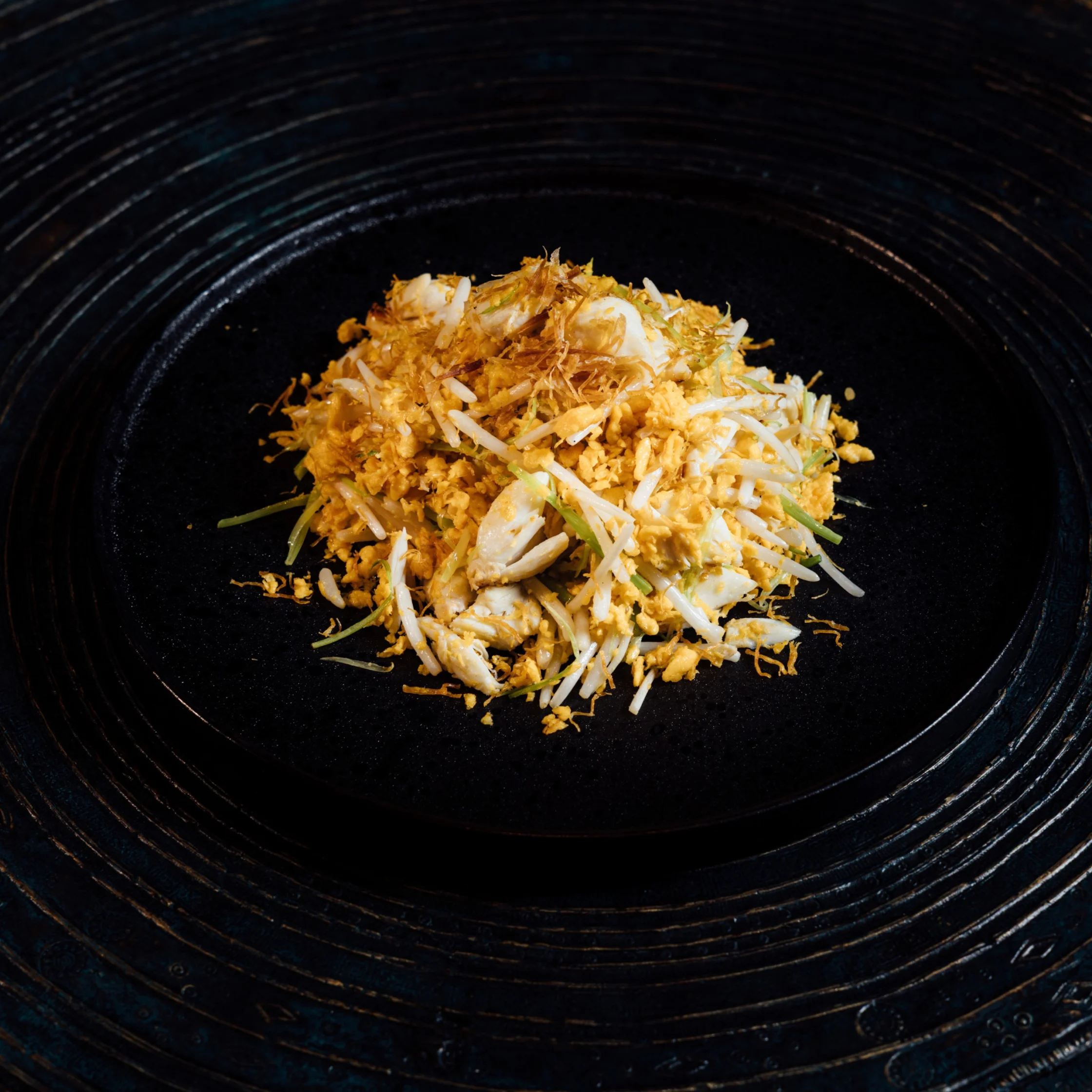 Osmanthus Scrambled Egg with Dry Scallops and Crabmeat