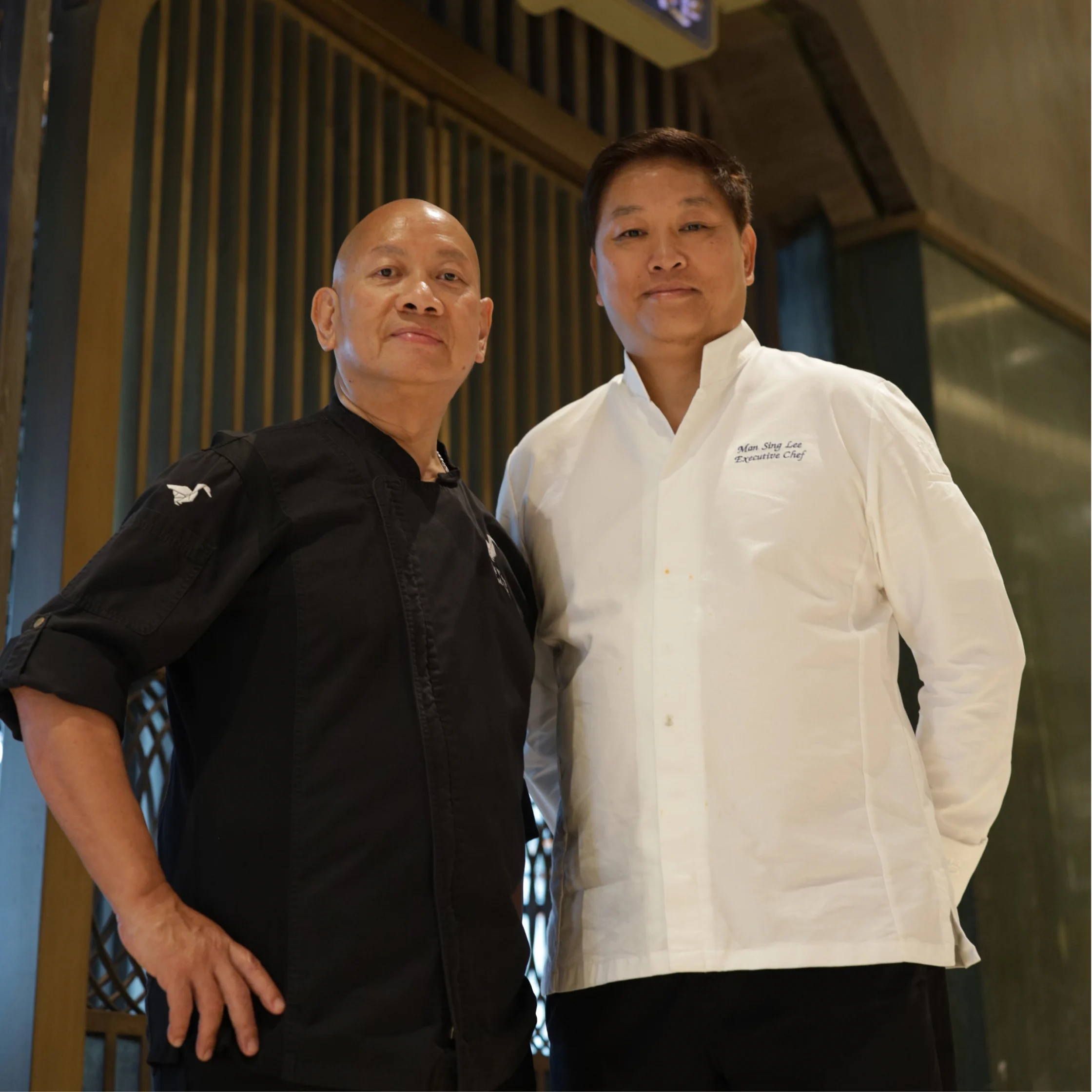 chefs eddy wong and and lee man sing