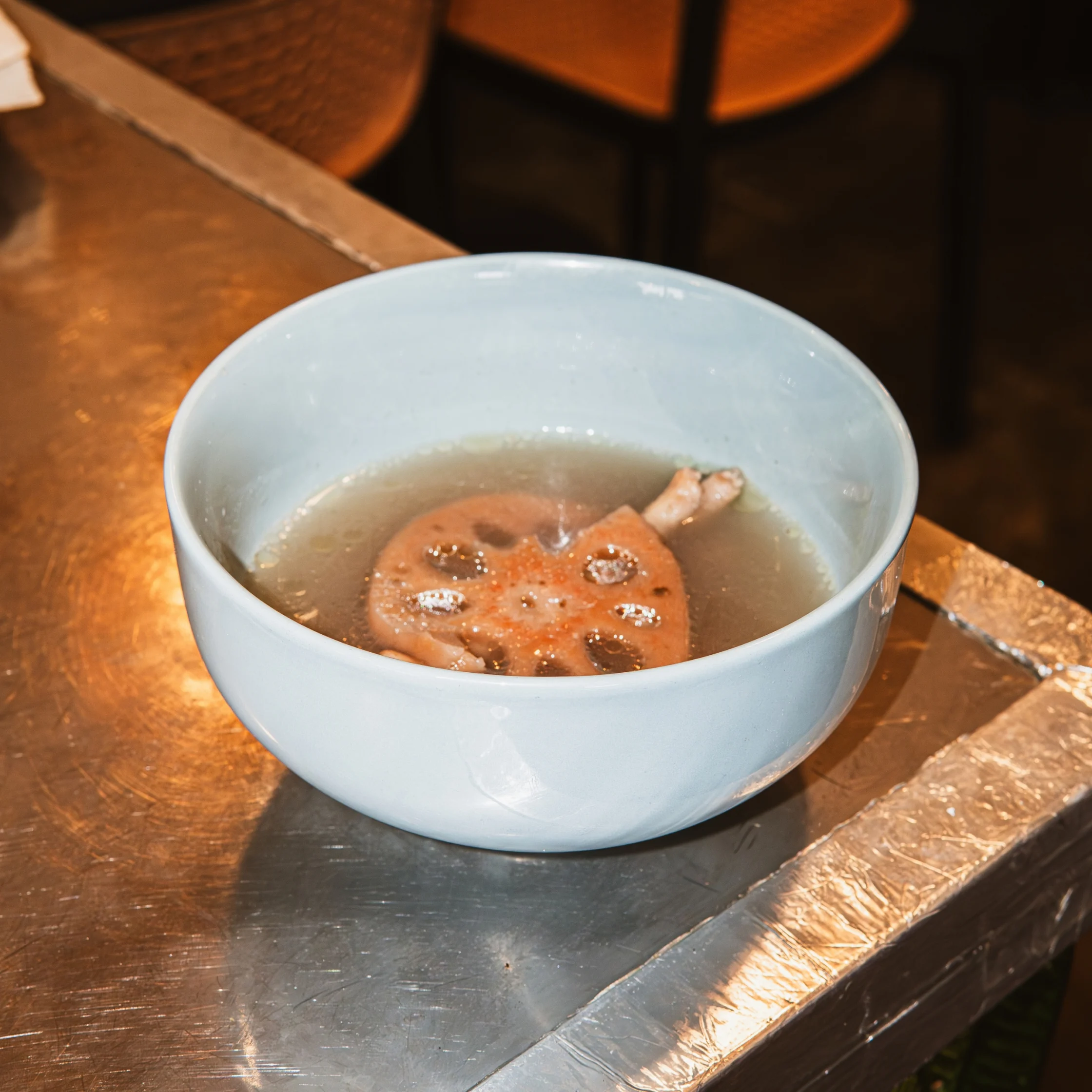 complimentary soup from flock in bf homes