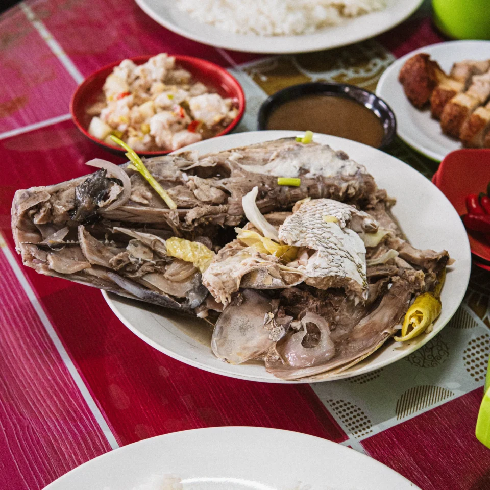 fish head soup from ulo ulo carinderia in quezon city
