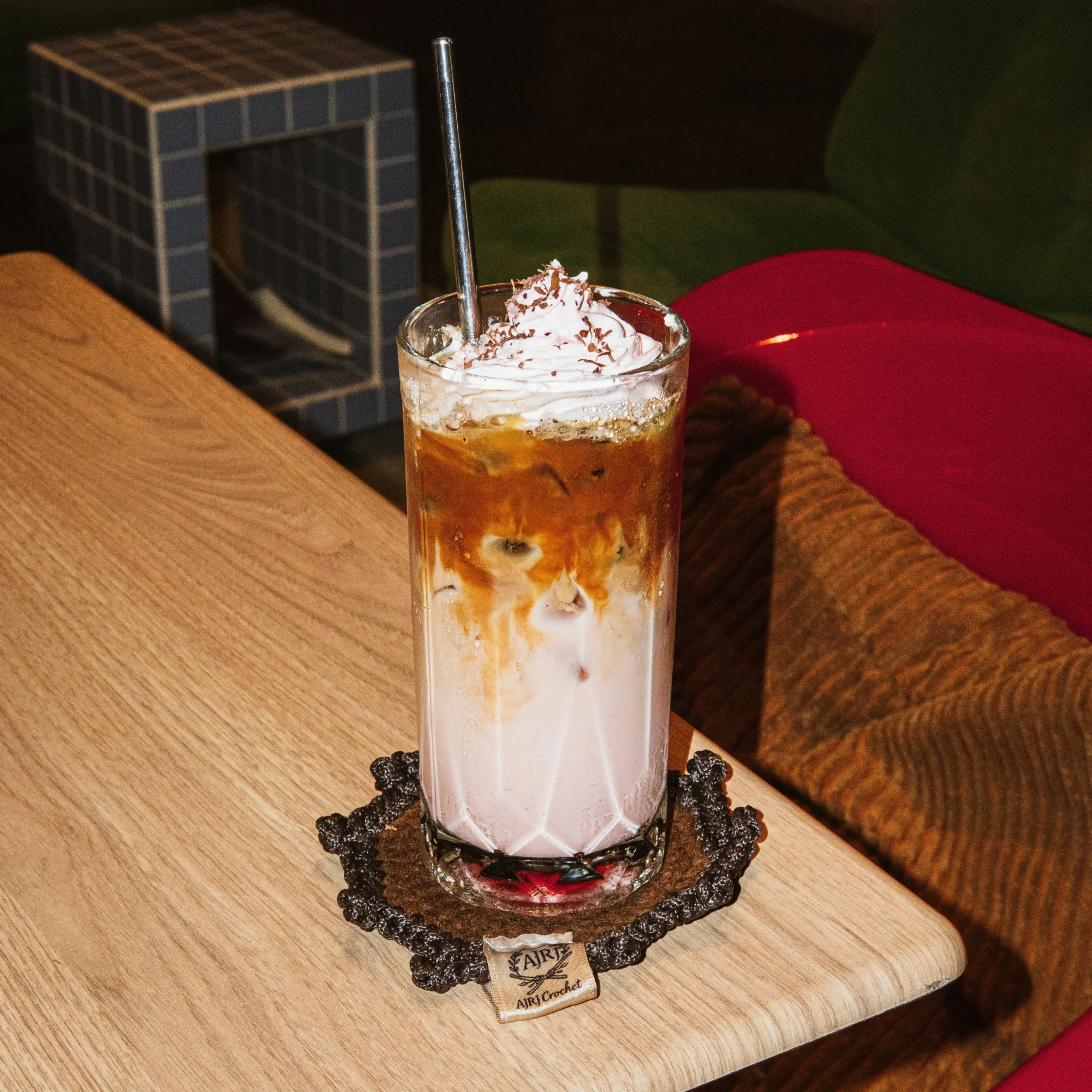 RED VELVET CHEESECAKE DRINK FROM FR MGMT IN MAKATI