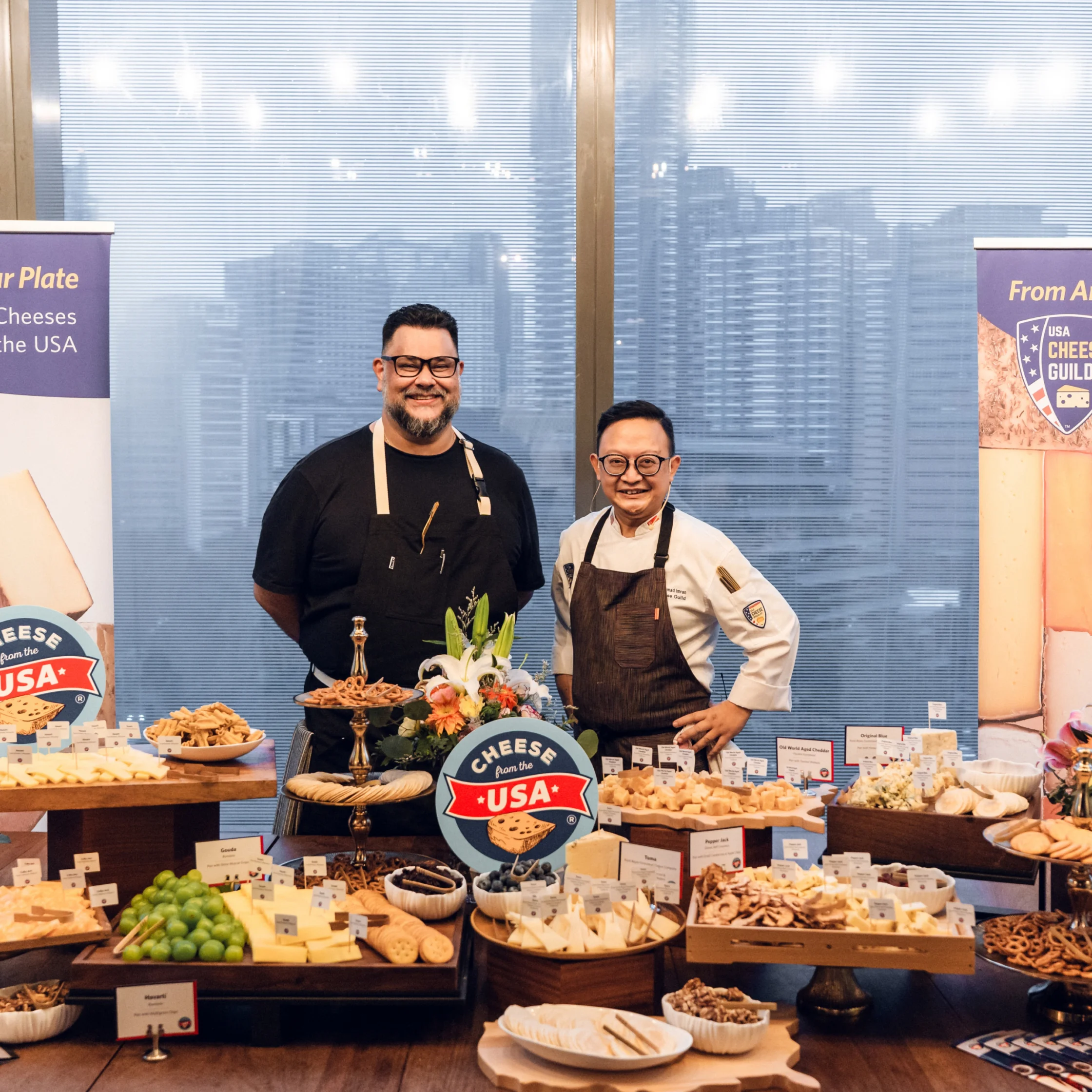 USA CHEESE EVENT CHEF CARLO MIGUEL AND CHEF IMRAN 2