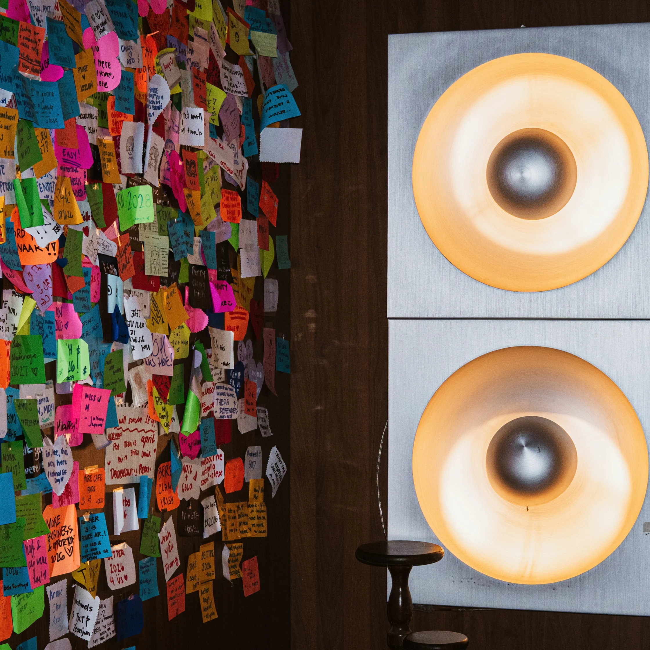 WALL POST ITS AT FR MGMT IN MAKATI