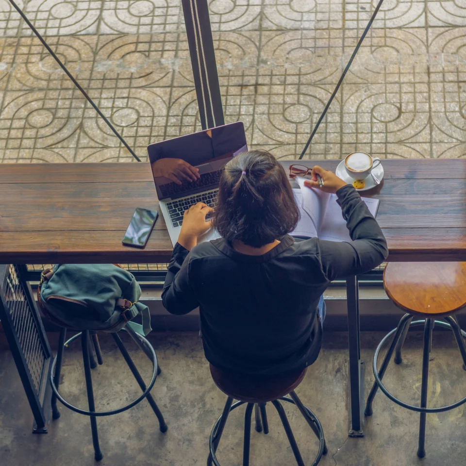 coffee cafes and hustle culture