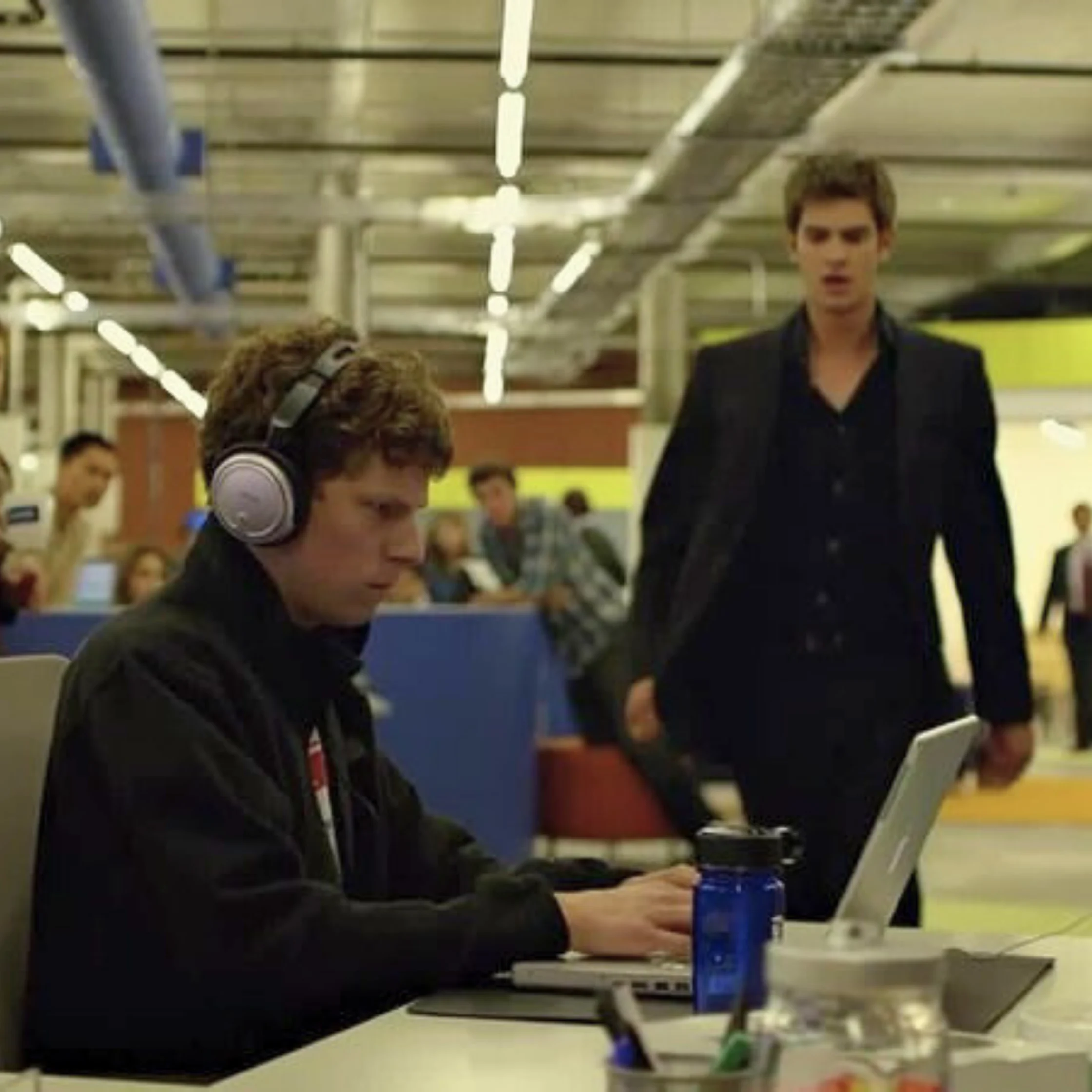 the social network jesse eisenberg andrew garfield